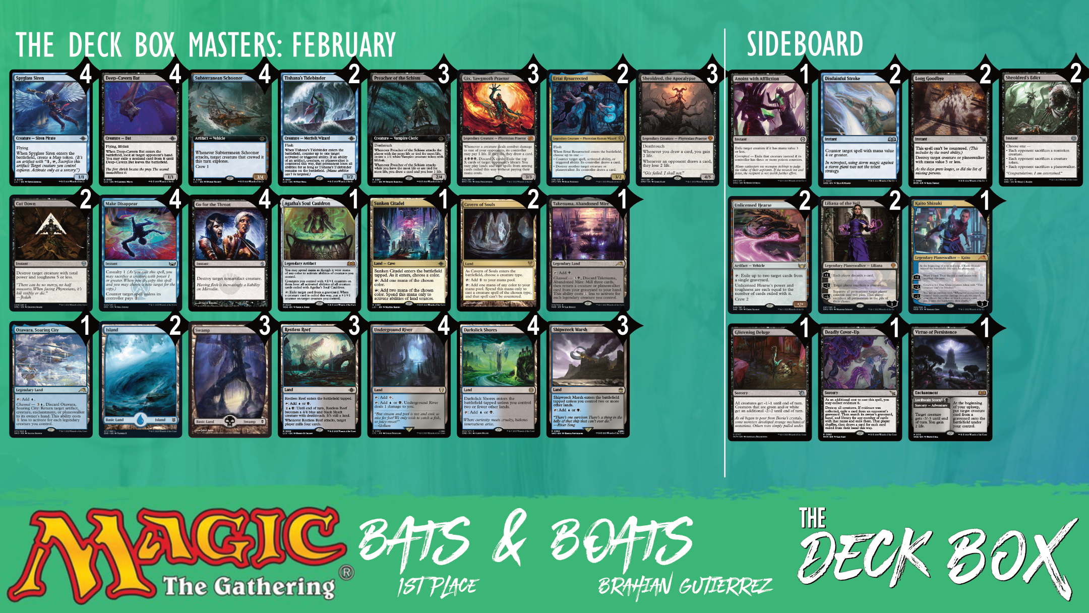 MTG Standard: The Deck Box Masters Tournament Results for February